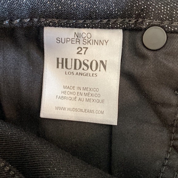 🖤Hudson Jeans🖤
Nico Mid-Rise Skinny Ankle Glitter Black Jeans - Picture 10 of 16